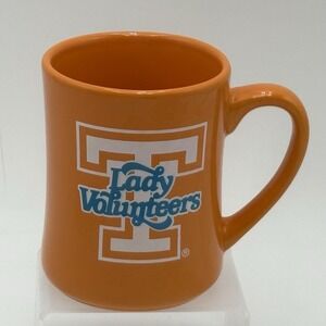 VINTAGE UNIVERSITY TENNESSEE LADY VOLS VOLUNTEERS ORANGE COFFEE MUG